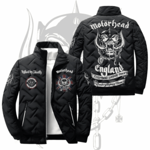Motörhead Music Style Puffer Jacket For Fans