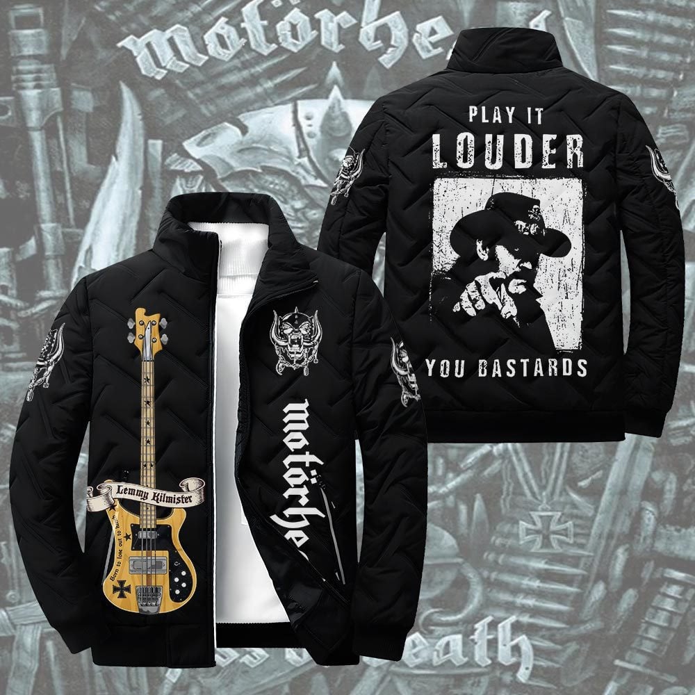 Motörhead Music Style Puffer Jacket For Fans