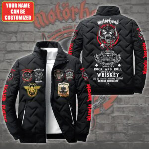 Motörhead Music Style Puffer Jacket For Fans