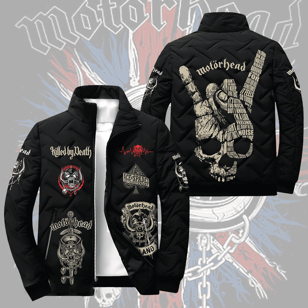Motörhead Music Style Puffer Jacket For Fans