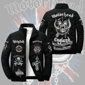 Motörhead Music Style Puffer Jacket For Fans