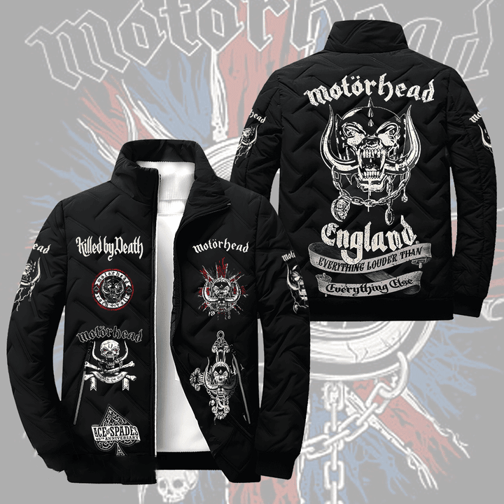 Motörhead Music Style Puffer Jacket For Fans
