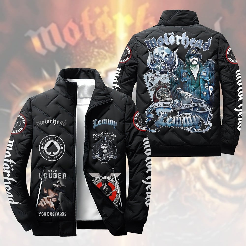 Motörhead Music Style Puffer Jacket For Fans