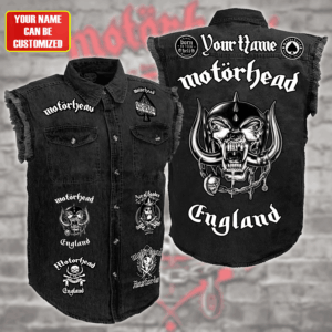 Motörhead Music Style Sleeveless Jacket For Fans