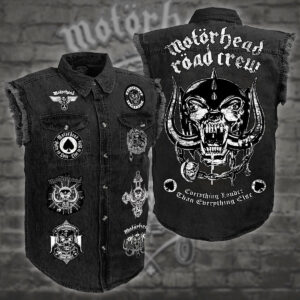 Motörhead Music Style Sleeveless Jacket For Fans