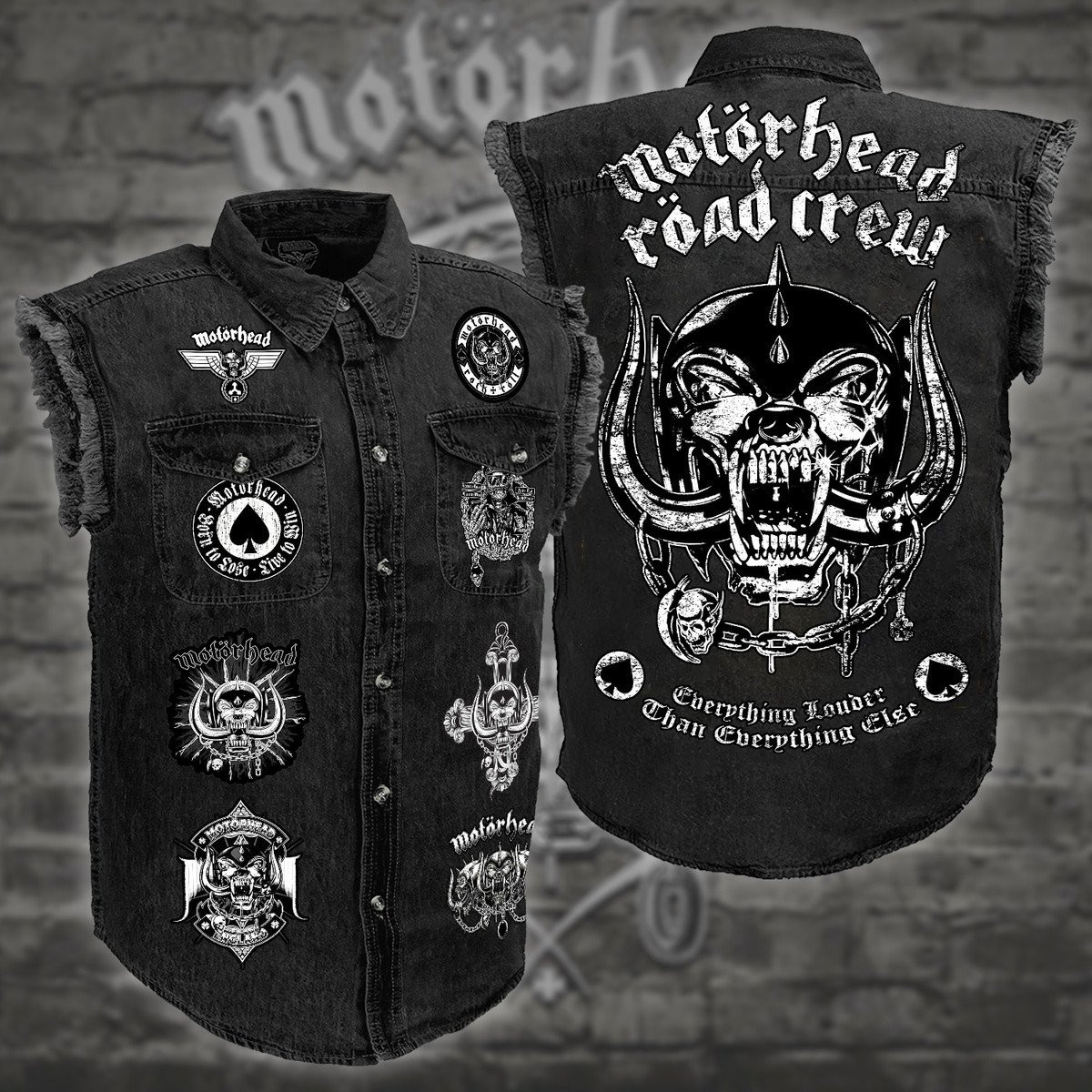 Motörhead Music Style Sleeveless Jacket For Fans