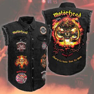 Motörhead Music Style Sleeveless Jacket For Fans