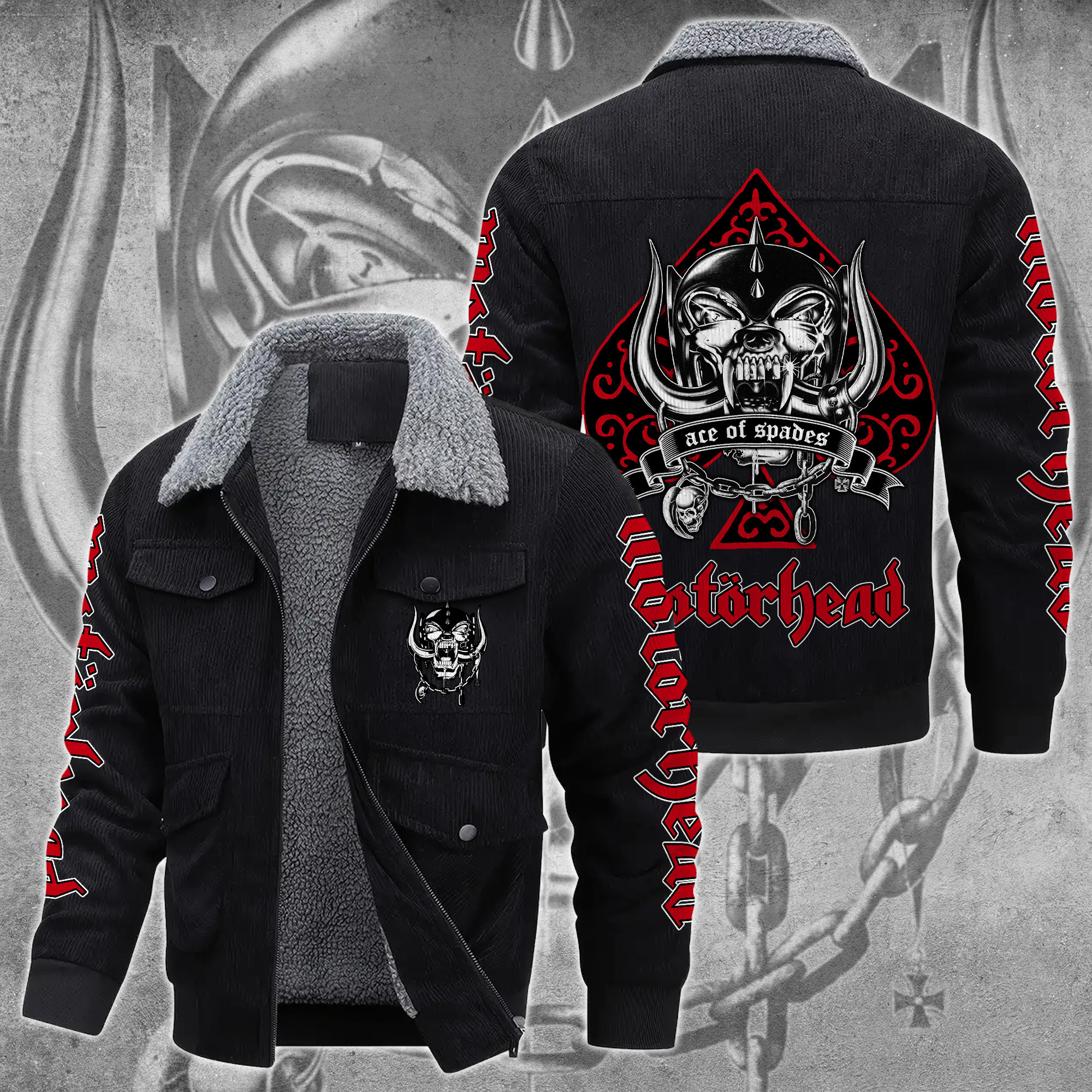 Motörhead Music Style Thermal Cotton Jacket Prim For Fans