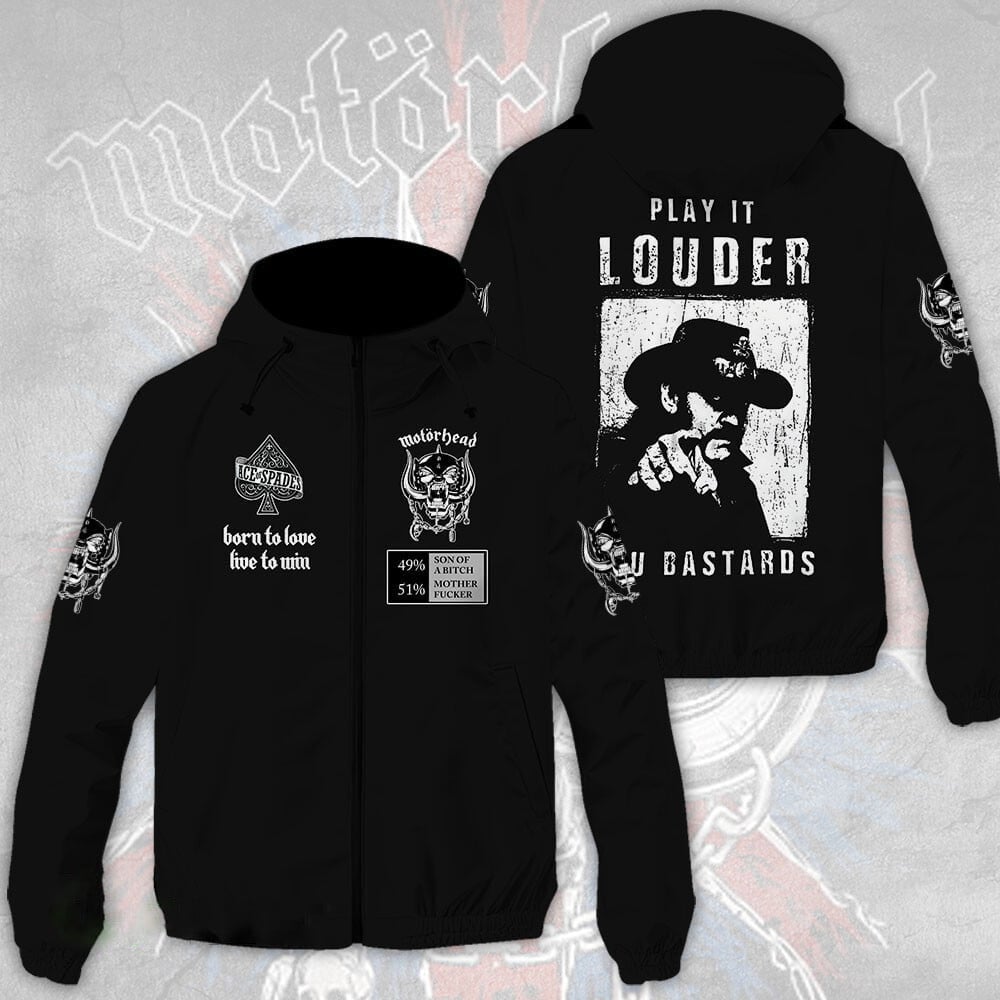 Motörhead Music Style Windbreaker Jacket For Fans