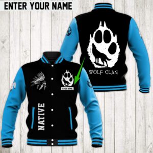 Native American Style Baseball Jacket For Fans
