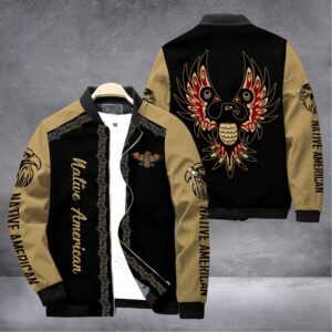 Native American Style Bomber Jacket For Fans