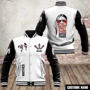 Native Pride Style Baseball Jacket For Fans