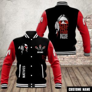 Native Pride Style Baseball Jacket For Fans