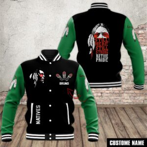 Native Pride Style Baseball Jacket For Fans