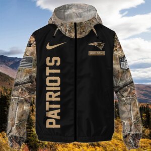 New England Patriots NFL Personalized Style Windbreaker Jacket For Fans