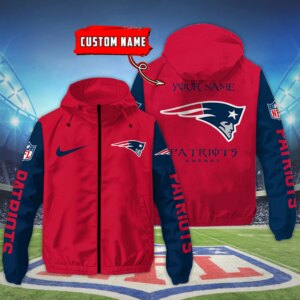 New England Patriots NFL Personalized Style Windbreaker Jacket For Fans
