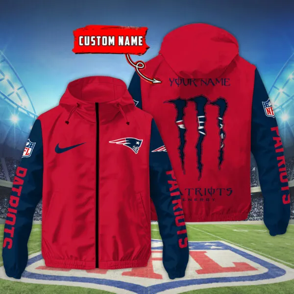 New England Patriots NFL Personalized Style Windbreaker Jacket For Fans