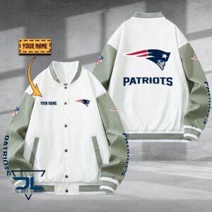New England Patriots NFL Style Baseball Jacket For Fan
