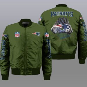 New England Patriots NFL Style Bomber Jacket For Fans
