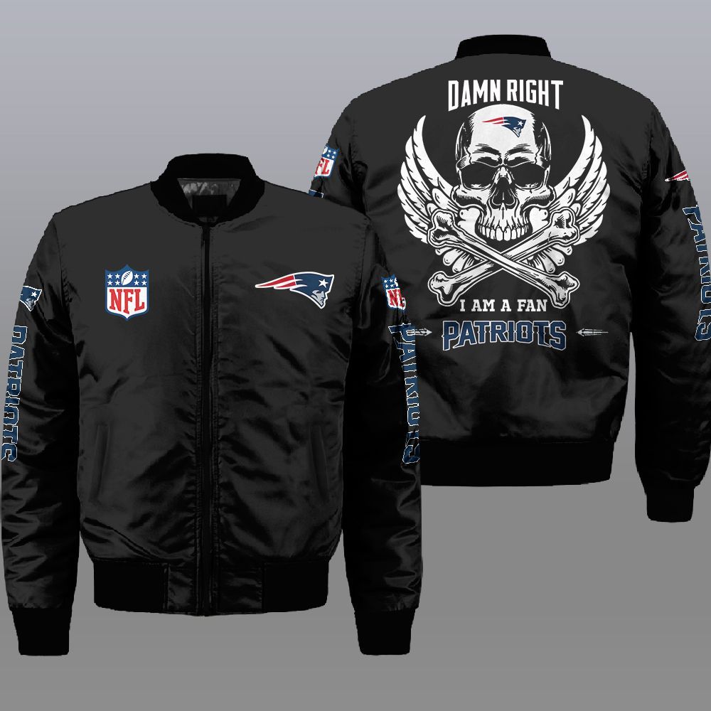 New England Patriots NFL Style Bomber Jacket For Fans