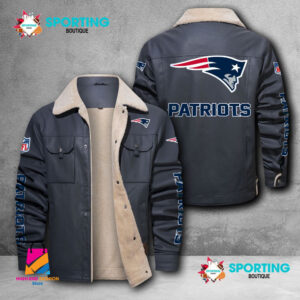 New England Patriots NFL Style Leather Jacket For Fans