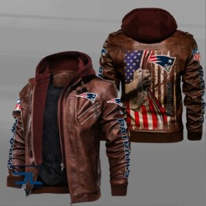 New England Patriots NFL Style Leather Jacket For Fan