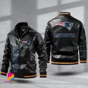 New England Patriots NFL Style Leather Jacket For Fans