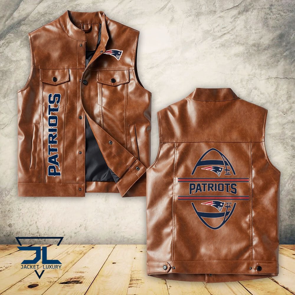 New England Patriots NFL Style Leather Jacket For Fans