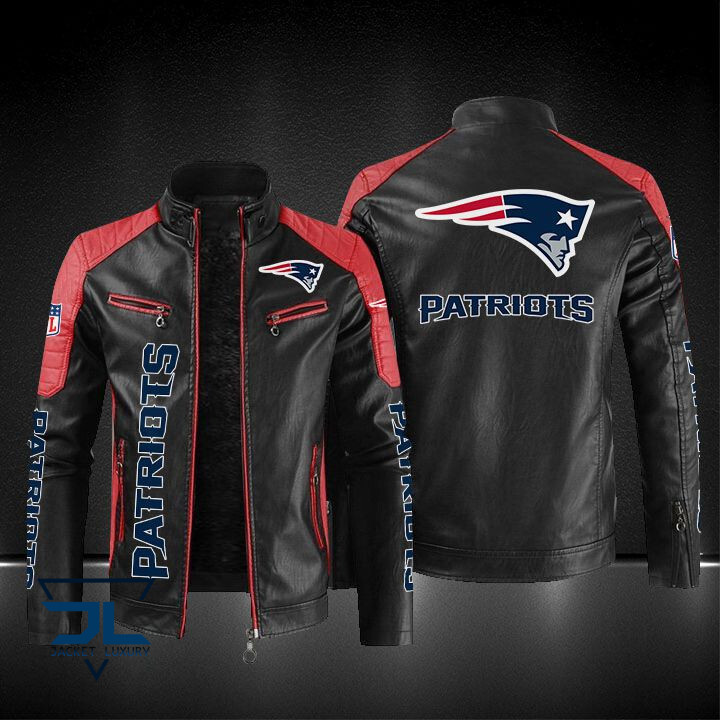 New England Patriots NFL Style Leather Jacket For Fans