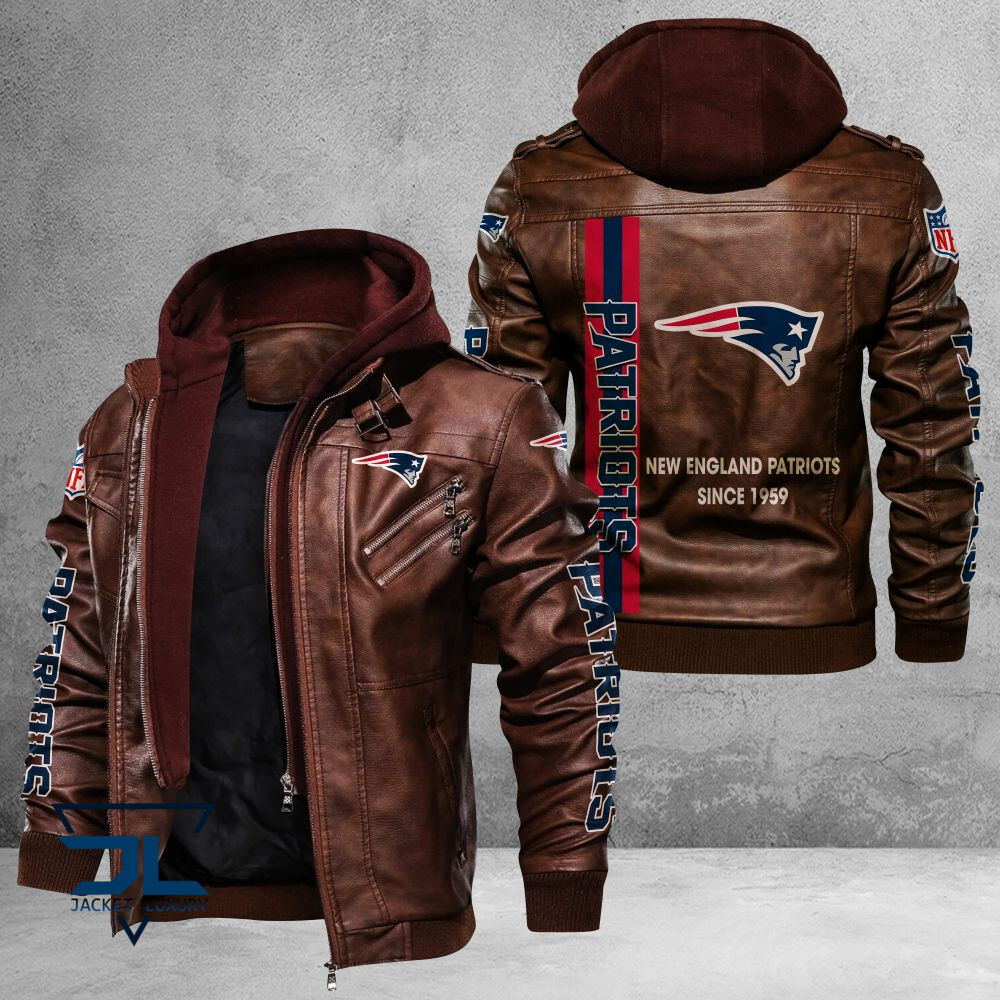 New England Patriots NFL Style Leather Jacket For Fans