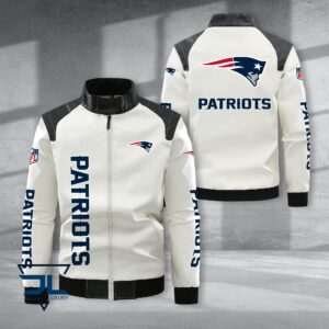 New England Patriots NFL Style Leather Jacket For Fans