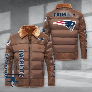 New England Patriots NFL Style Puffer Jacket For Fans