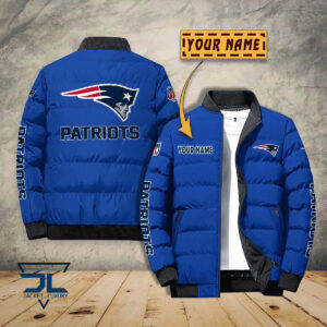 New England Patriots NFL Style Puffer Jacket For Fans