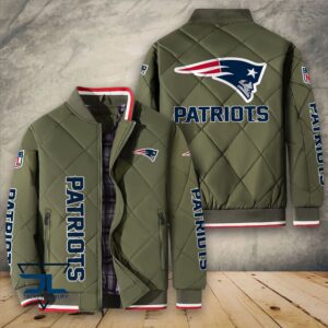 New England Patriots NFL Style Puffer Jacket For Fans