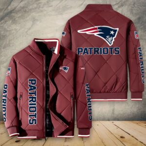 New England Patriots NFL Style Puffer Jacket For Fans