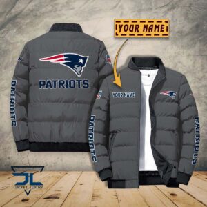 New England Patriots NFL Style Puffer Jacket For Fans