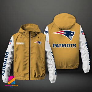 New England Patriots NFL Style Windbreaker Jacket For Fans
