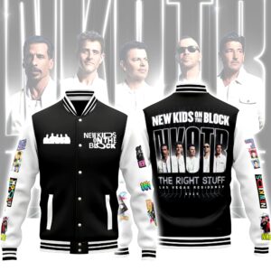 New Kids On The Block Music Style Baseball Jacket