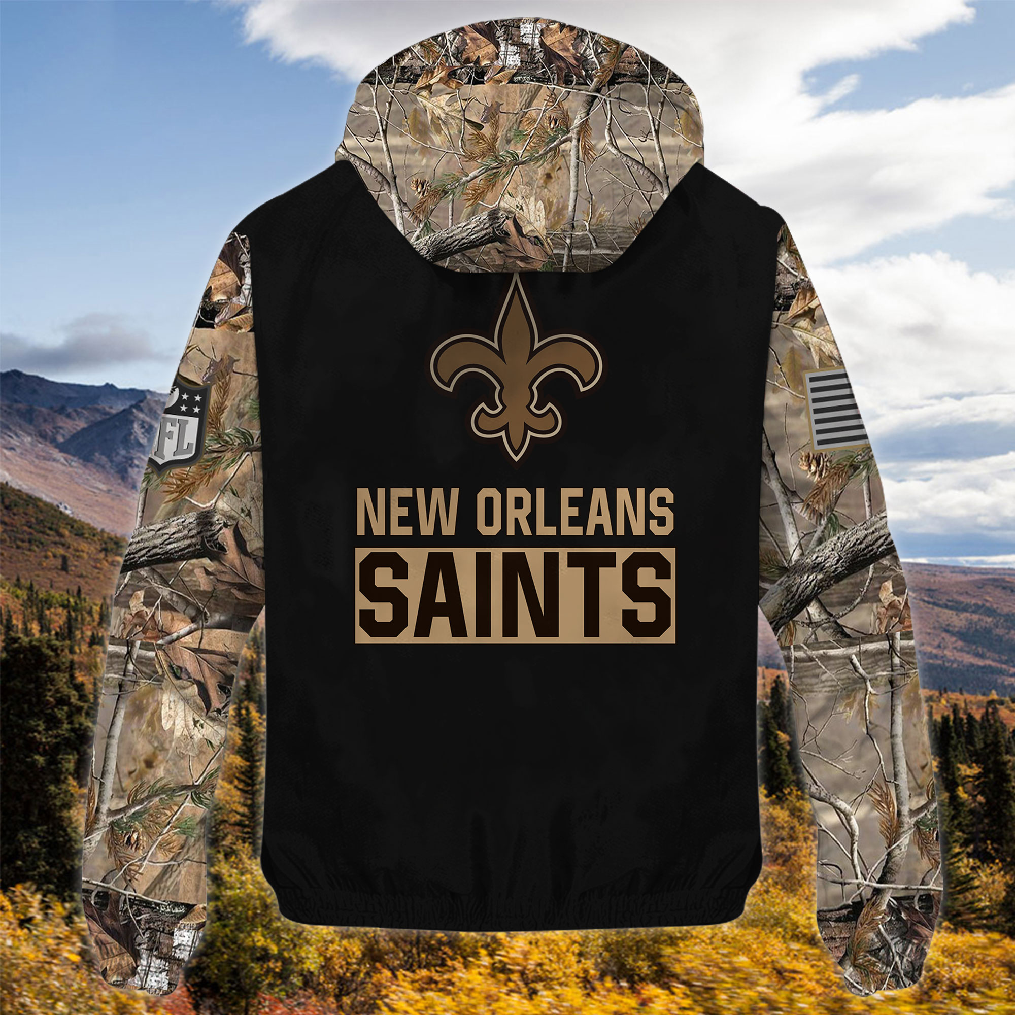 New Orleans Saints NFL Personalized Style Windbreaker Jacket For Fans