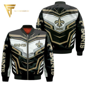 New Orleans Saints NFL Style Bomber Jacket For Fans
