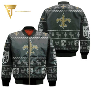 New Orleans Saints NFL Style Bomber Jacket For Fans