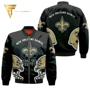 New Orleans Saints NFL Style Bomber Jacket For Fans