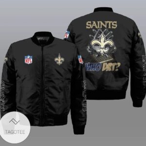 New Orleans Saints NFL Style Bomber Jacket For Fans