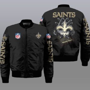 New Orleans Saints NFL Style Bomber Jacket For Fans
