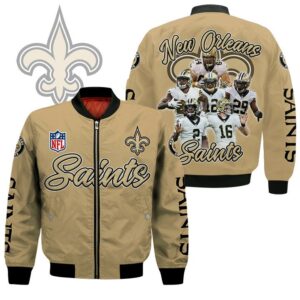 New Orleans Saints NFL Style Bomber Jacket For Fans