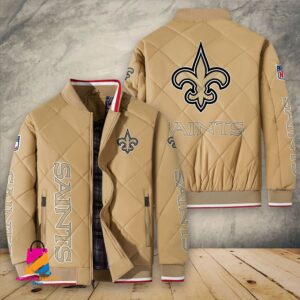 New Orleans Saints NFL Style Puffer Jacket For Fans