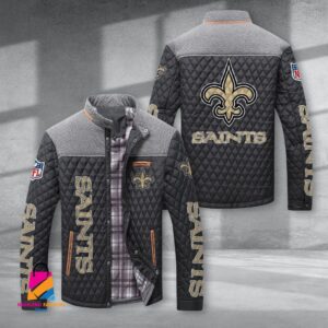 New Orleans Saints NFL Style Puffer Jacket For Fans