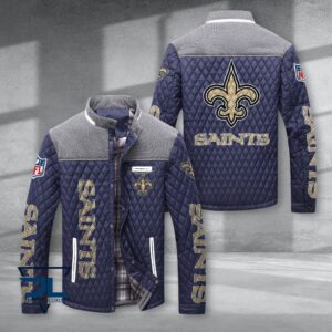 New Orleans Saints NFL Style Puffer Jacket For Fans