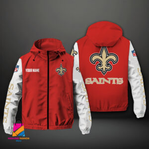 New Orleans Saints NFL Style Windbreaker Jacket For Fans