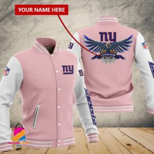 New York Giants NFL Style Baseball Jacket For Fan